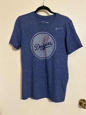 Nike Blue Dodgers Graphic Short Sleeve Tee